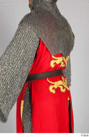  Photos Medieval Knight in mail armor 8 Historical Medieval soldier red tabard upper body 0005.jpg